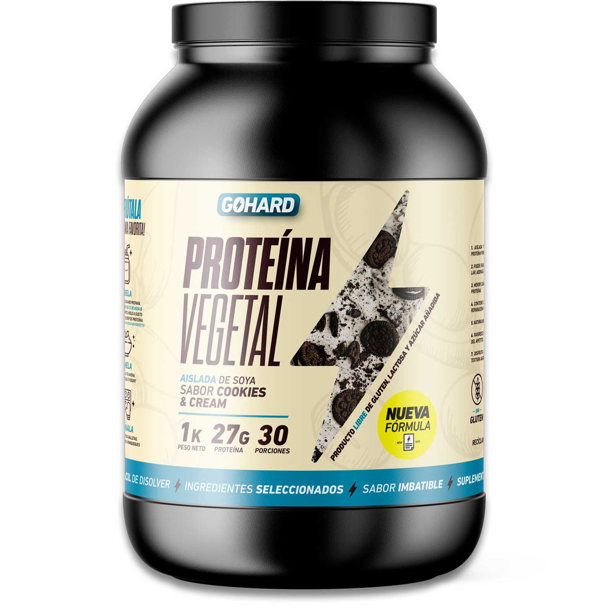 Proteína Vegetal Sabor Cookies and Cream