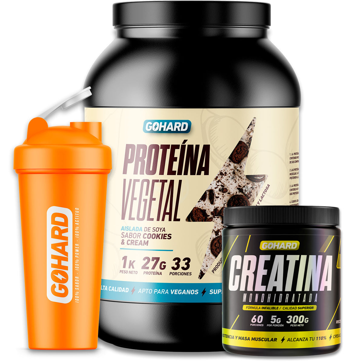PROTEÍNA + CREATINA (Shaker de regalo)