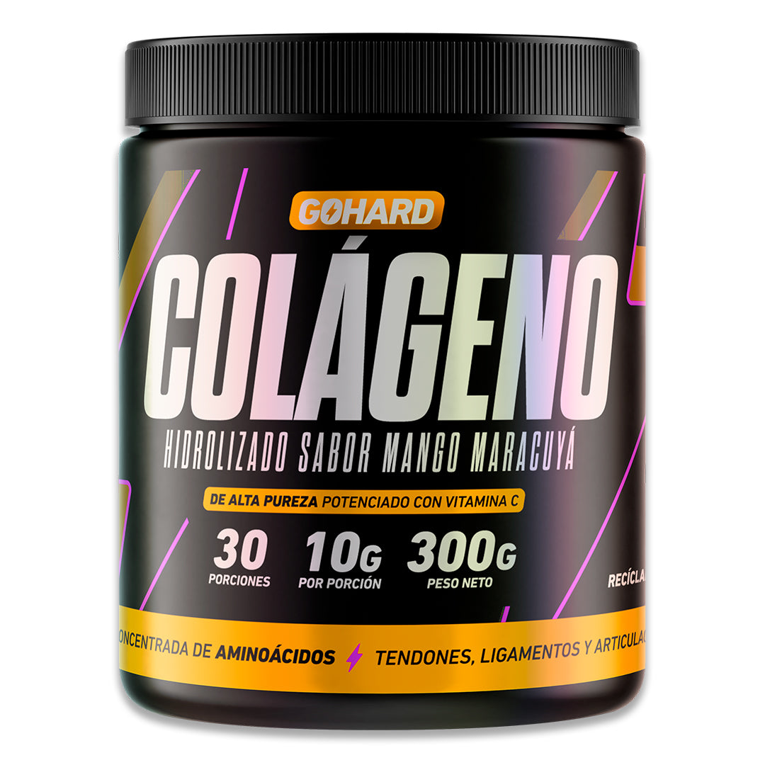 Colágeno Hidrolizado + Vitamina C sabor Mango Maracuyá 300 gr
