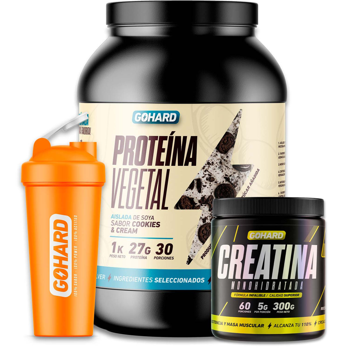 PROTEÍNA + CREATINA (Shaker de regalo)