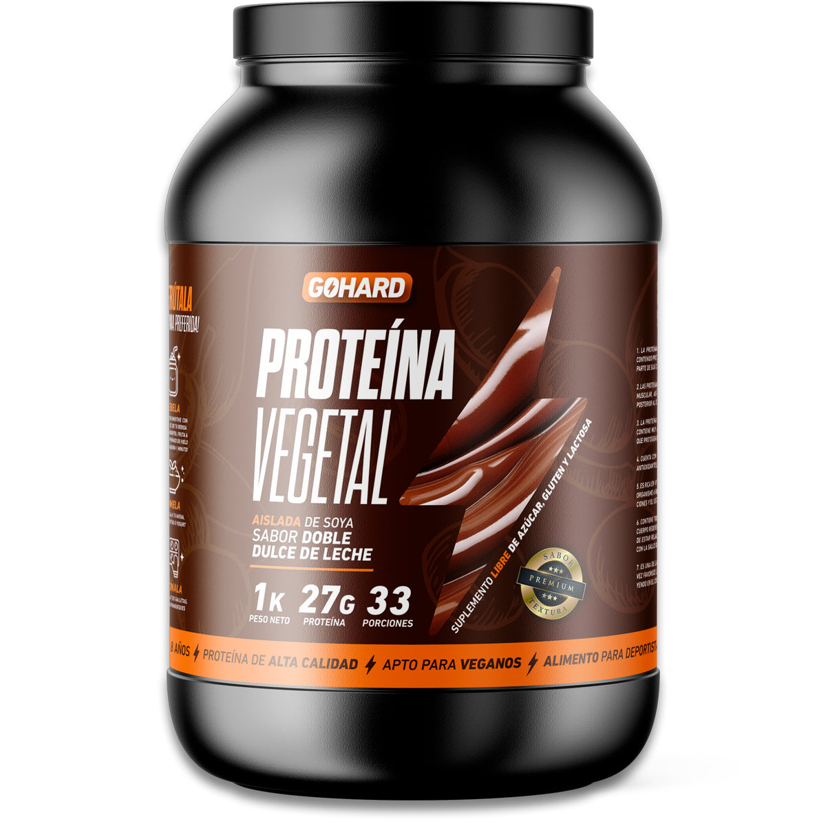 Proteína Vegetal Sabor Doble Dulce de Leche